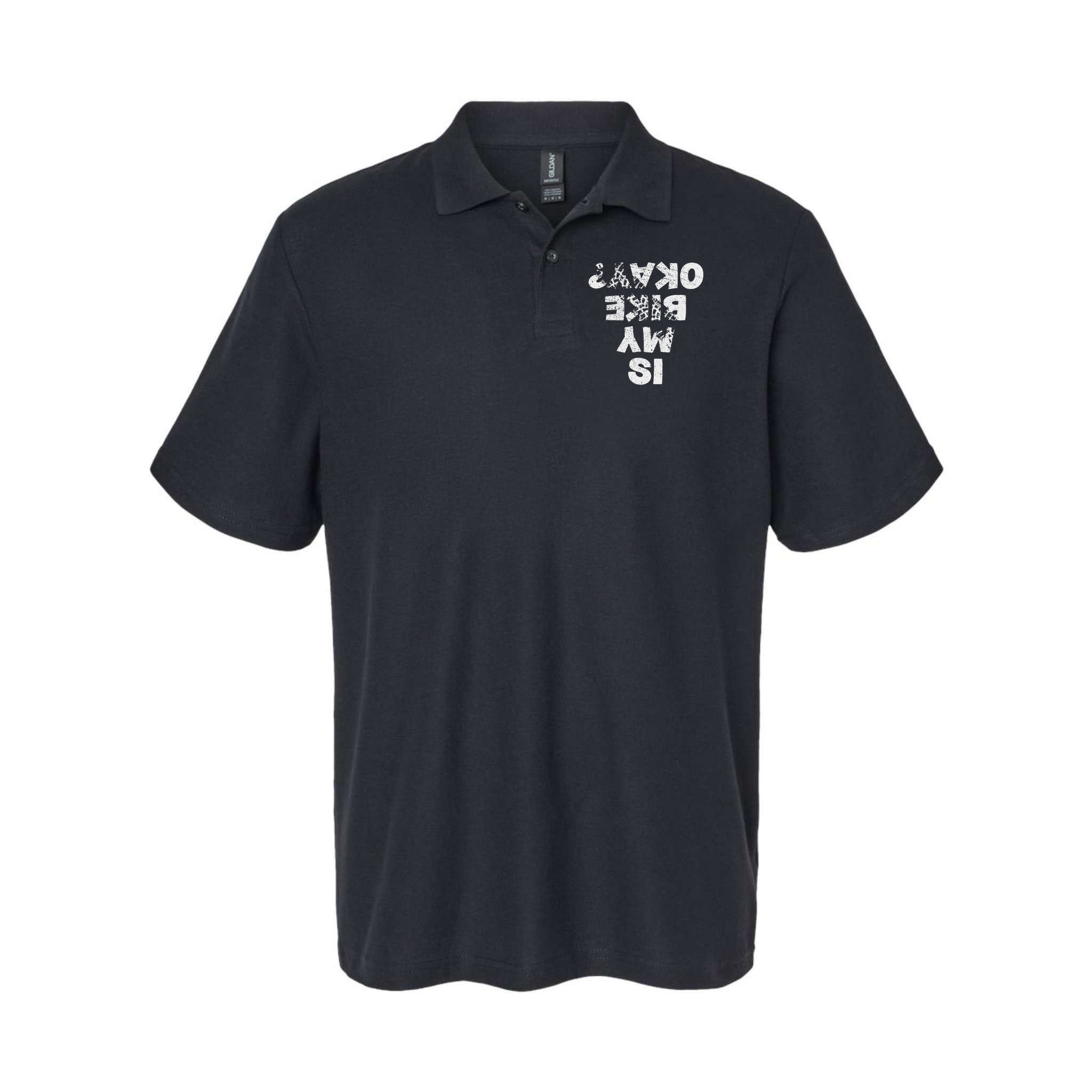 Is My Bike Okay Biker Cycling Funny Cyclist Gift Polo