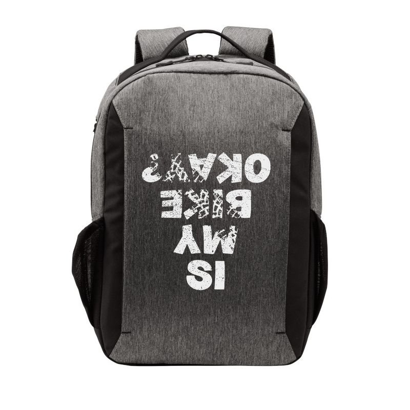 Is My Bike Okay Biker Cycling Funny Cyclist Gift Vector Backpack