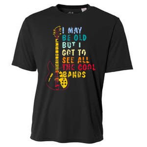 I May Be Old But I Got To See All The Cool Bands Cooling Performance Crew T-Shirt