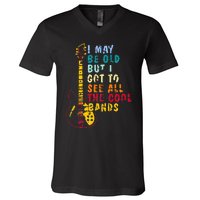 I May Be Old But I Got To See All The Cool Bands V-Neck T-Shirt