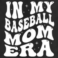 In My Baseball Mom Era Groovy 7 Panel Mesh Trucker Snapback Hat