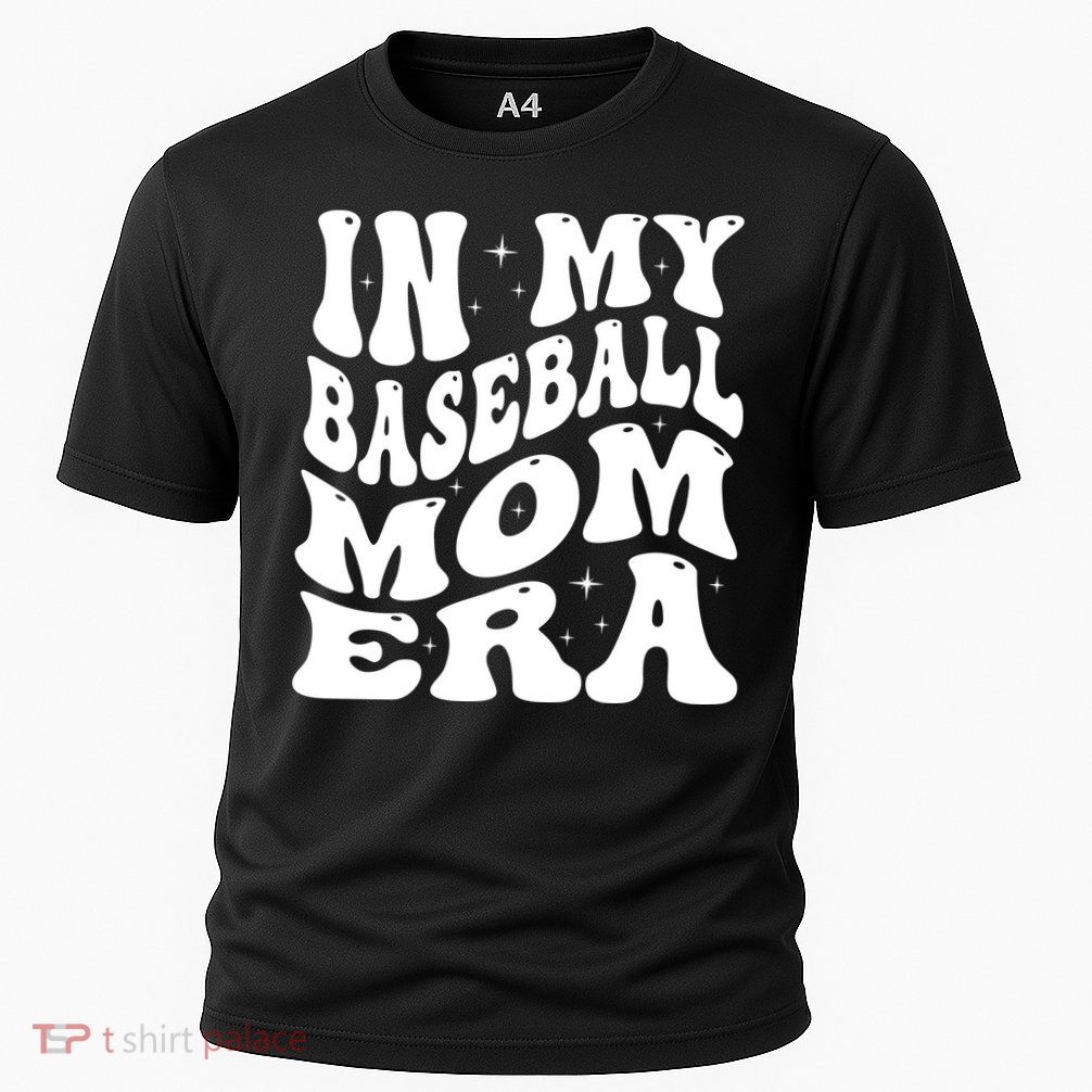 In My Baseball Mom Era Groovy Performance Shirt