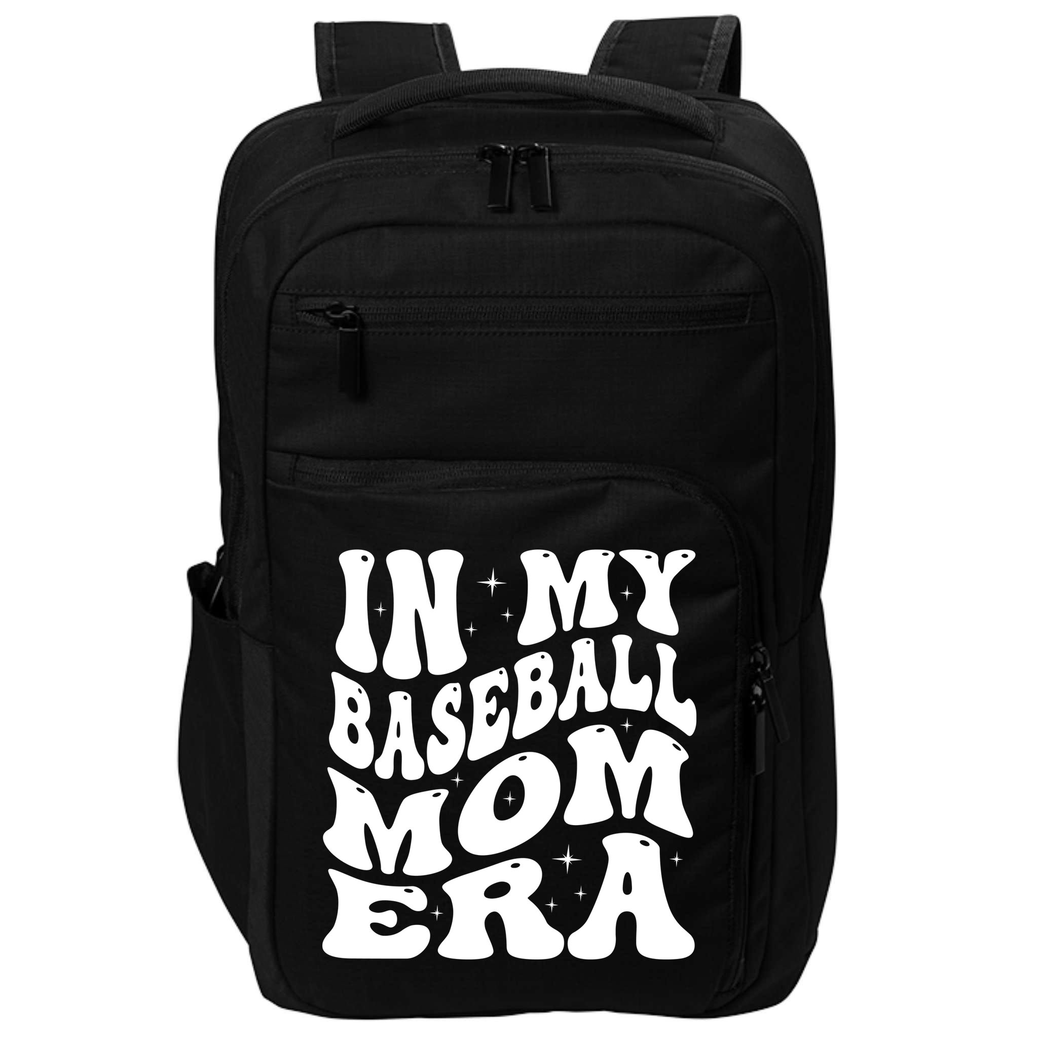 In My Baseball Mom Era Groovy Impact Tech Backpack