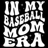 In My Baseball Mom Era Groovy Flatbill Hat