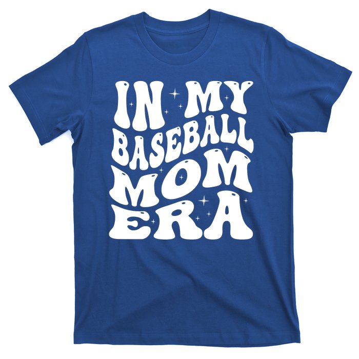 In My Baseball Mom Era Groovy T-Shirt