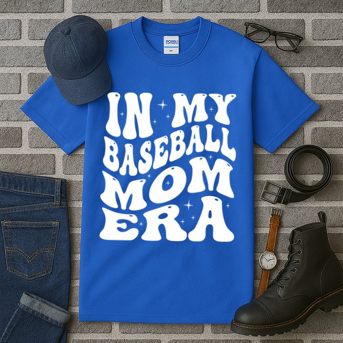 In My Baseball Mom Era Groovy Tall T-Shirt