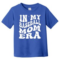 In My Baseball Mom Era Groovy Toddler T-Shirt