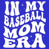 In My Baseball Mom Era Groovy Full Zip Hoodie