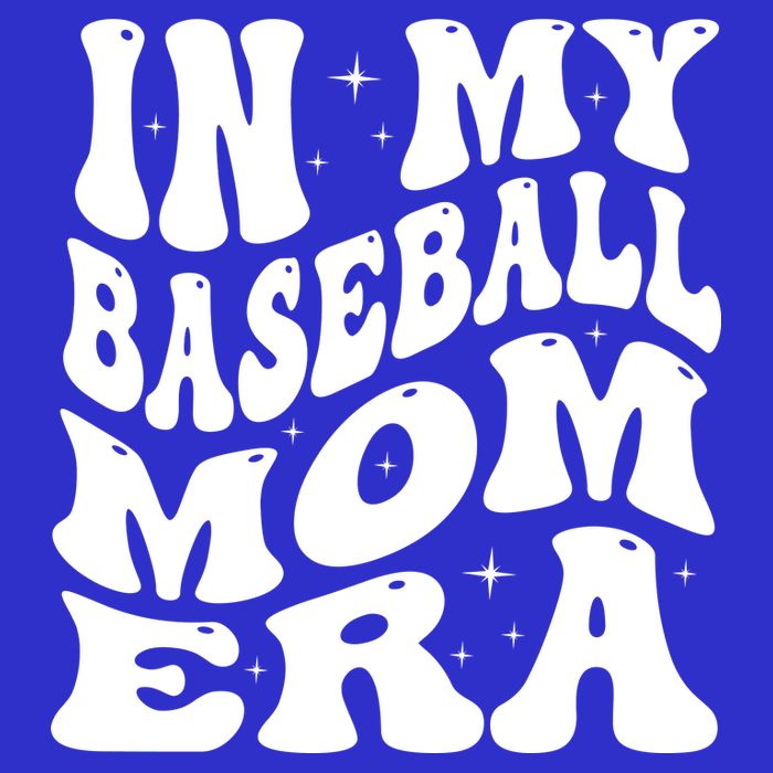In My Baseball Mom Era Groovy Full Zip Hoodie