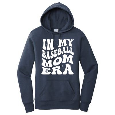 In My Baseball Mom Era Groovy Women's Pullover Hoodie