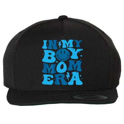 In My Boy Mom Era Wool Snapback Cap