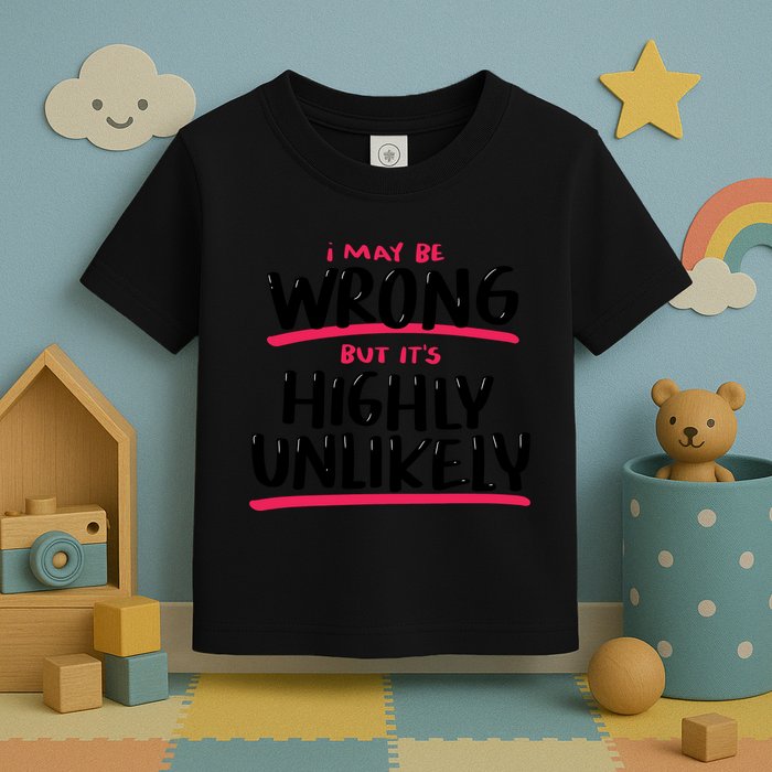 I May Be Wrong But It's Highly Unlikely Toddler T-Shirt