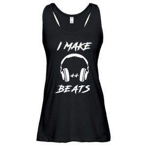 I Make Beats Beat Pad Dj Audio Music Producer Gift Ladies Essential Flowy Tank