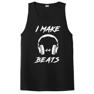 I Make Beats Beat Pad Dj Audio Music Producer Gift PosiCharge Competitor Tank