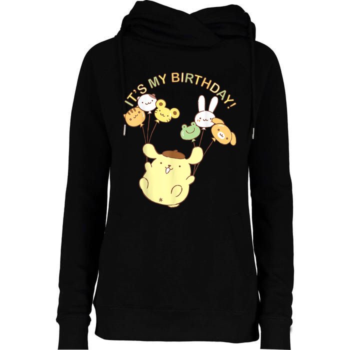 Its My Birthday Womens Funnel Neck Pullover Hood