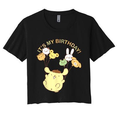 Its My Birthday Women's Crop Top Tee