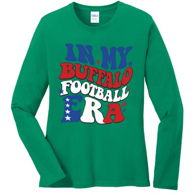 In My Buffalo Footbal Era Buffalo Football Ladies Long Sleeve Shirt