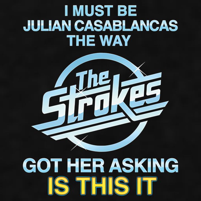 I Must Be Julian Casablancas The Way Got Her Asking Is This It Ladies PosiCharge Tri-Blend Wicking Tank