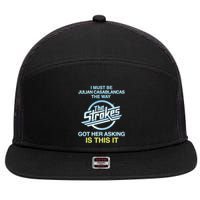 I Must Be Julian Casablancas The Way Got Her Asking Is This It 7 Panel Mesh Trucker Snapback Hat