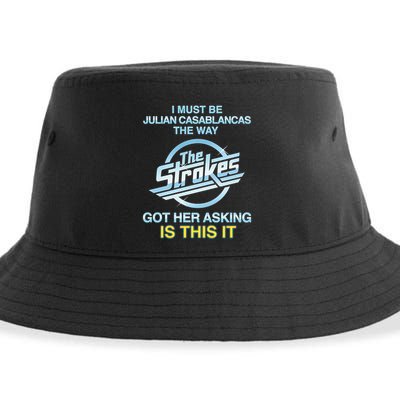 I Must Be Julian Casablancas The Way Got Her Asking Is This It Sustainable Bucket Hat