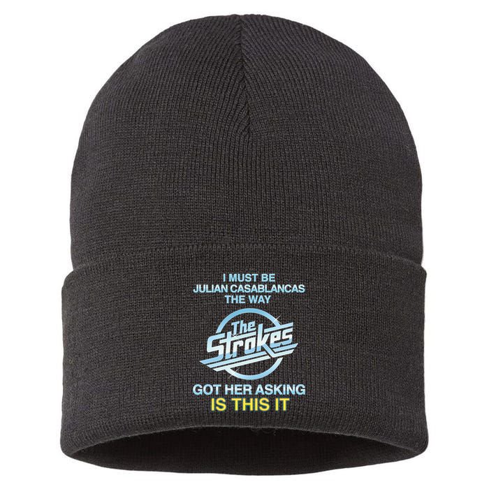 I Must Be Julian Casablancas The Way Got Her Asking Is This It Sustainable Knit Beanie