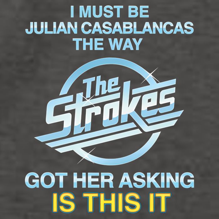 I Must Be Julian Casablancas The Way Got Her Asking Is This It Vector Backpack