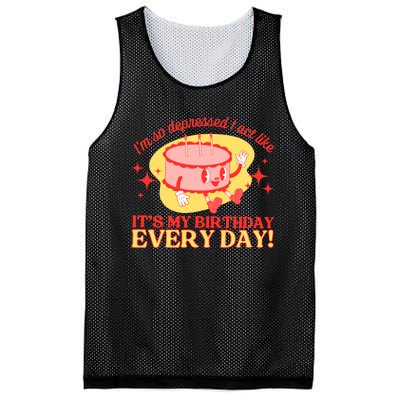 Its My Birthday Every Day Can Do It With A Broken Heart Mesh Reversible Basketball Jersey Tank