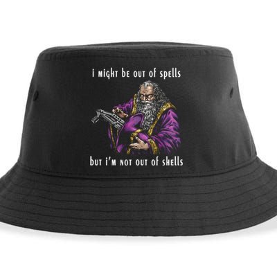 I Might Be Out Of Spells But IM Not Out Of Shells Up Sustainable Bucket Hat