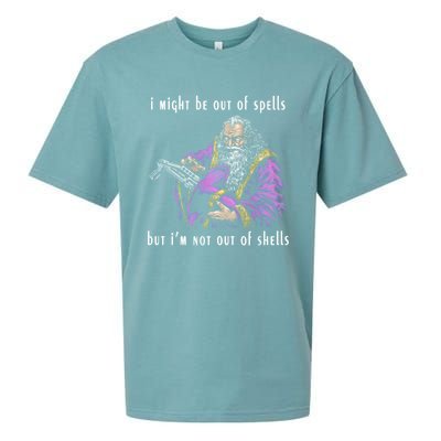 I Might Be Out Of Spells But IM Not Out Of Shells Up Sueded Cloud Jersey T-Shirt