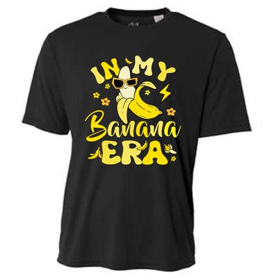 In My Banana Era Funny Banana Lover Retro Bananas Cooling Performance Crew T-Shirt