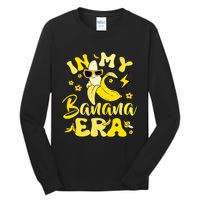 In My Banana Era Funny Banana Lover Retro Bananas Tall Long Sleeve T-Shirt