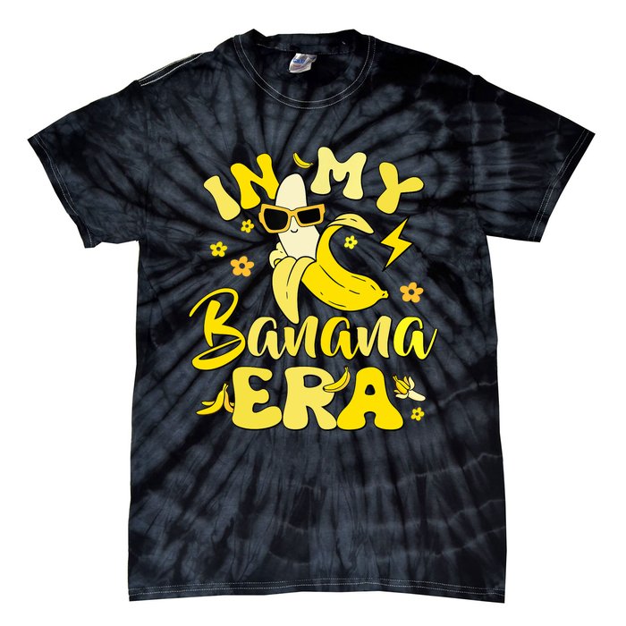 In My Banana Era Funny Banana Lover Retro Bananas Tie-Dye T-Shirt