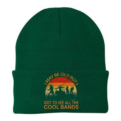 I May Be Old But I Got To See All The Cool Bands Knit Cap Winter Beanie