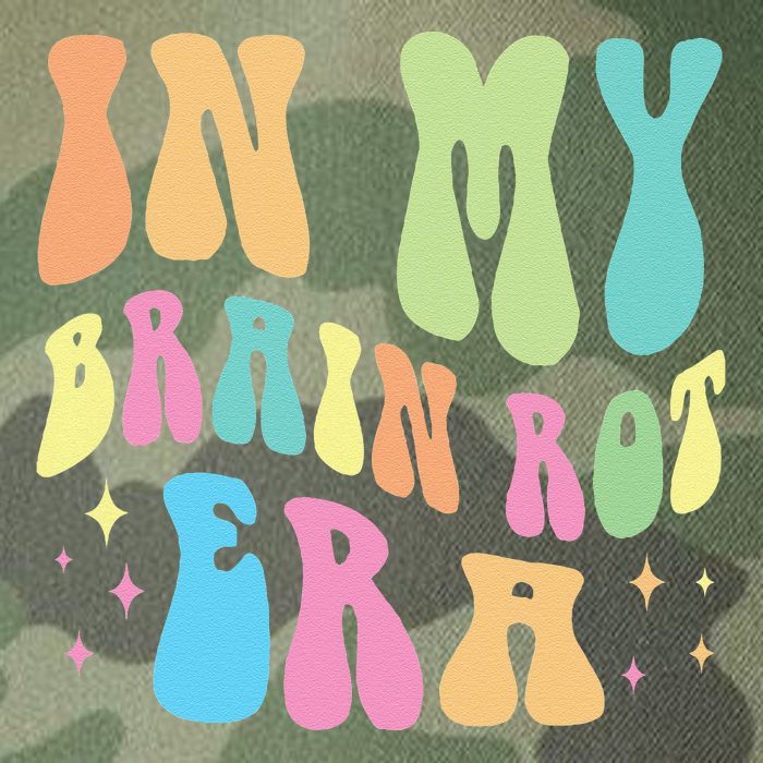 In My Brain Rot Era Brain Rot Meme Funny Quote Legacy Tie Dye Trucker Hat