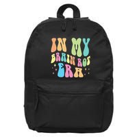 In My Brain Rot Era Brain Rot Meme Funny Quote 16 in Basic Backpack