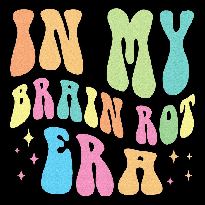 In My Brain Rot Era Brain Rot Meme Funny Quote 16 in Basic Backpack