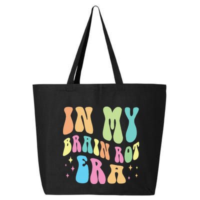 In My Brain Rot Era Brain Rot Meme Funny Quote 25L Jumbo Tote