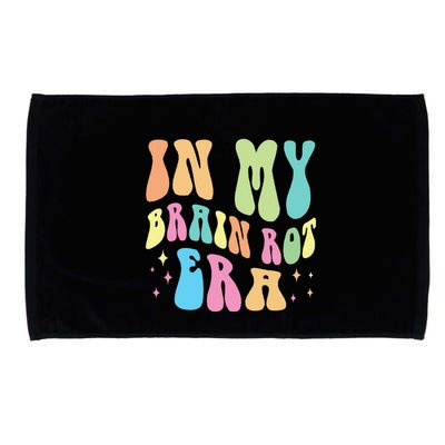 In My Brain Rot Era Brain Rot Meme Funny Quote Microfiber Hand Towel