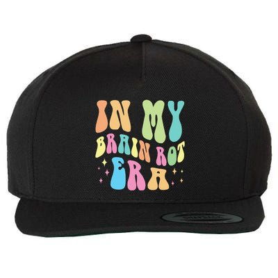 In My Brain Rot Era Brain Rot Meme Funny Quote Wool Snapback Cap