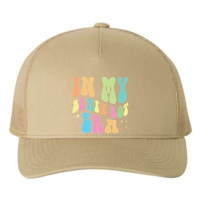 In My Brain Rot Era Brain Rot Meme Funny Quote Yupoong Adult 5-Panel Trucker Hat