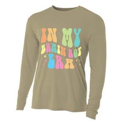 In My Brain Rot Era Brain Rot Meme Funny Quote Cooling Performance Long Sleeve Crew