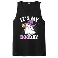 Its My Boo Day Cute Ghost Halloween Birthday Boy Girl Kids PosiCharge Competitor Tank