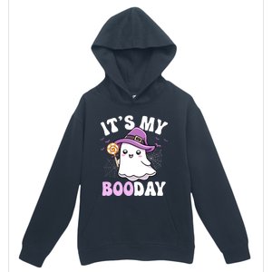 Its My Boo Day Cute Ghost Halloween Birthday Boy Girl Kids Urban Pullover Hoodie