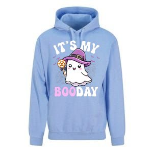 Its My Boo Day Cute Ghost Halloween Birthday Boy Girl Kids Unisex Surf Hoodie