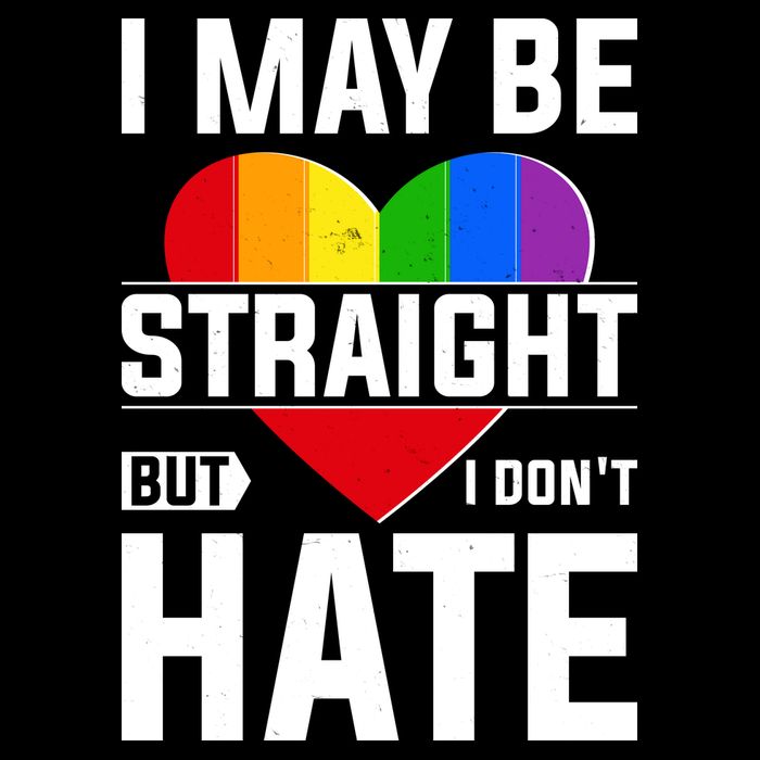 I May Be Straight But I Don't Hate LGBT Pride Ally Apron