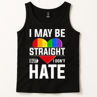 I May Be Straight But I Don't Hate LGBT Pride Ally Tank Top