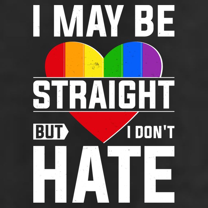 I May Be Straight But I Don't Hate LGBT Pride Ally Microfiber Hand Towel