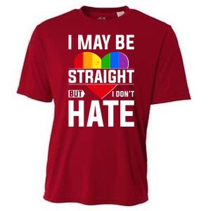 I May Be Straight But I Don't Hate LGBT Pride Ally Cooling Performance Crew T-Shirt