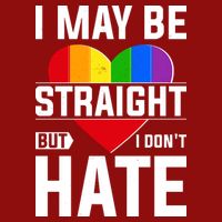 I May Be Straight But I Don't Hate LGBT Pride Ally Performance Shirt