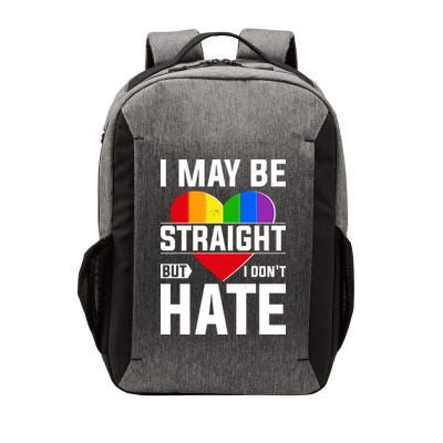 I May Be Straight But I Don't Hate LGBT Pride Ally Vector Backpack